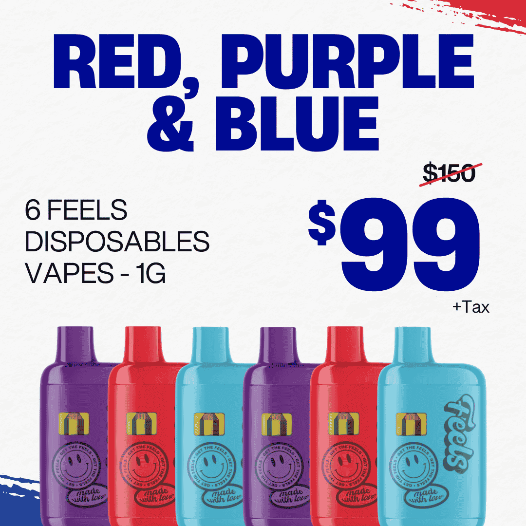 Red, Purple & Blue