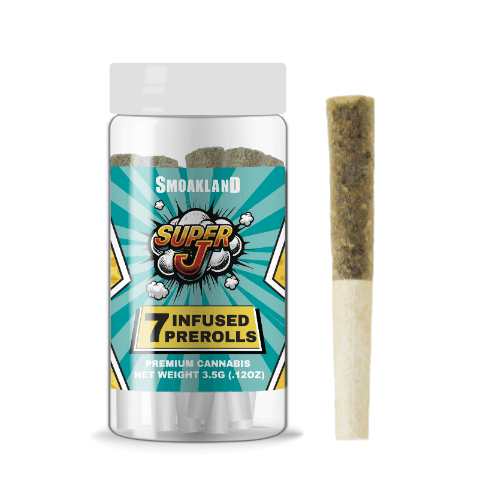 Super J 7pk - Gelato 33 (H) Infused Pre-rolls 3.5g