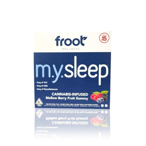 Froot Gummies - M.Y. Sleep Mellow Berry 20pk 100mg THC/40mg CBN