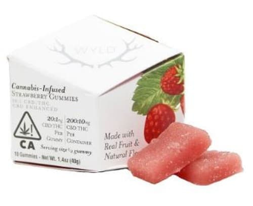 WYLD Pear Gummies - Hybrid - 100mg