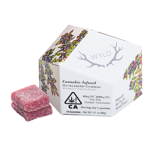 WYLD Huckleberry Gummies - Hybrid - 100mg