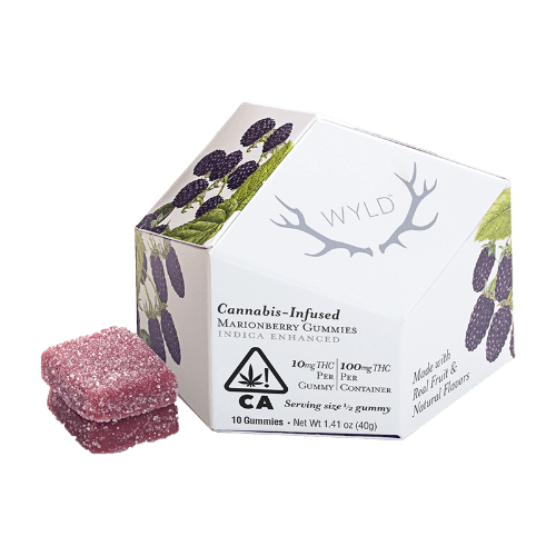 WYLD Marionberry Gummies - Indica - 100mg