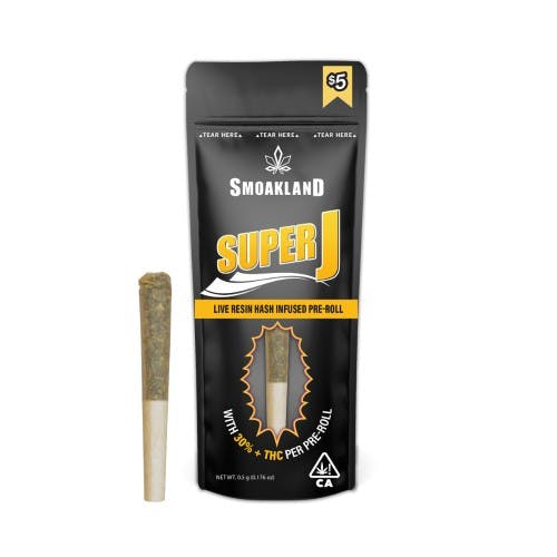 Super Jay - Platinum Bubba Infused Pre-roll (H) -0.5g