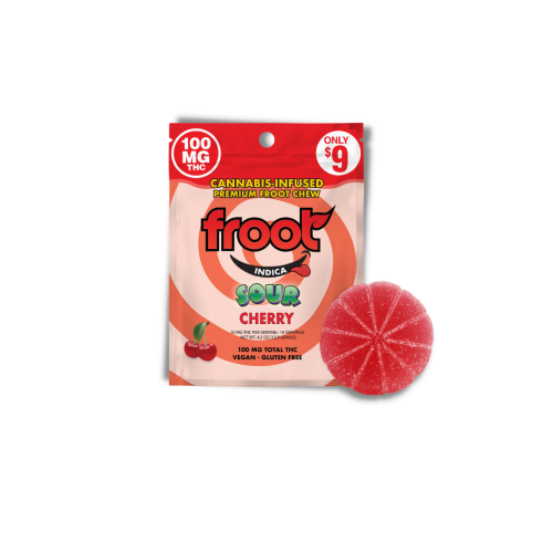 Froot Gummy - Sour Cherry Single Dose 100mg