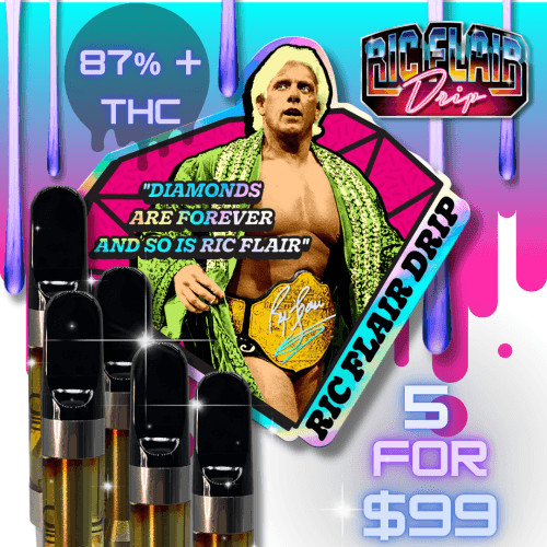 Ric Flair Drip Promo - 5 Ric Flair Drip Vape Carts | $99