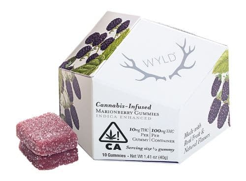 WYLD Marionberry Gummies - Indica - 100mg