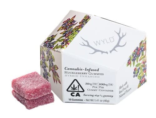 WYLD Huckleberry Gummies - Hybrid - 100mg