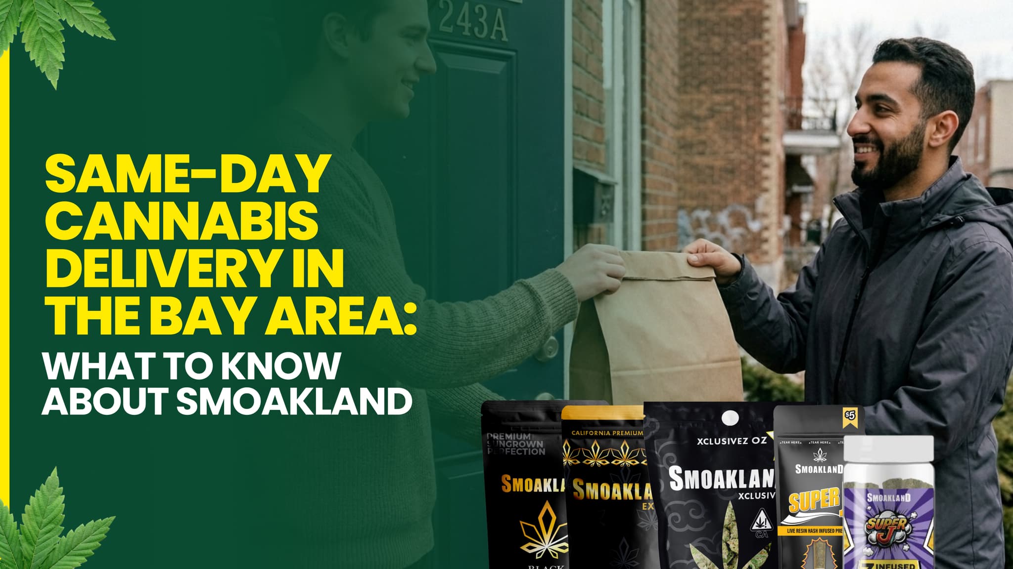 Same-Day Cannabis Delivery Bay Area: What to Know About Smoakland