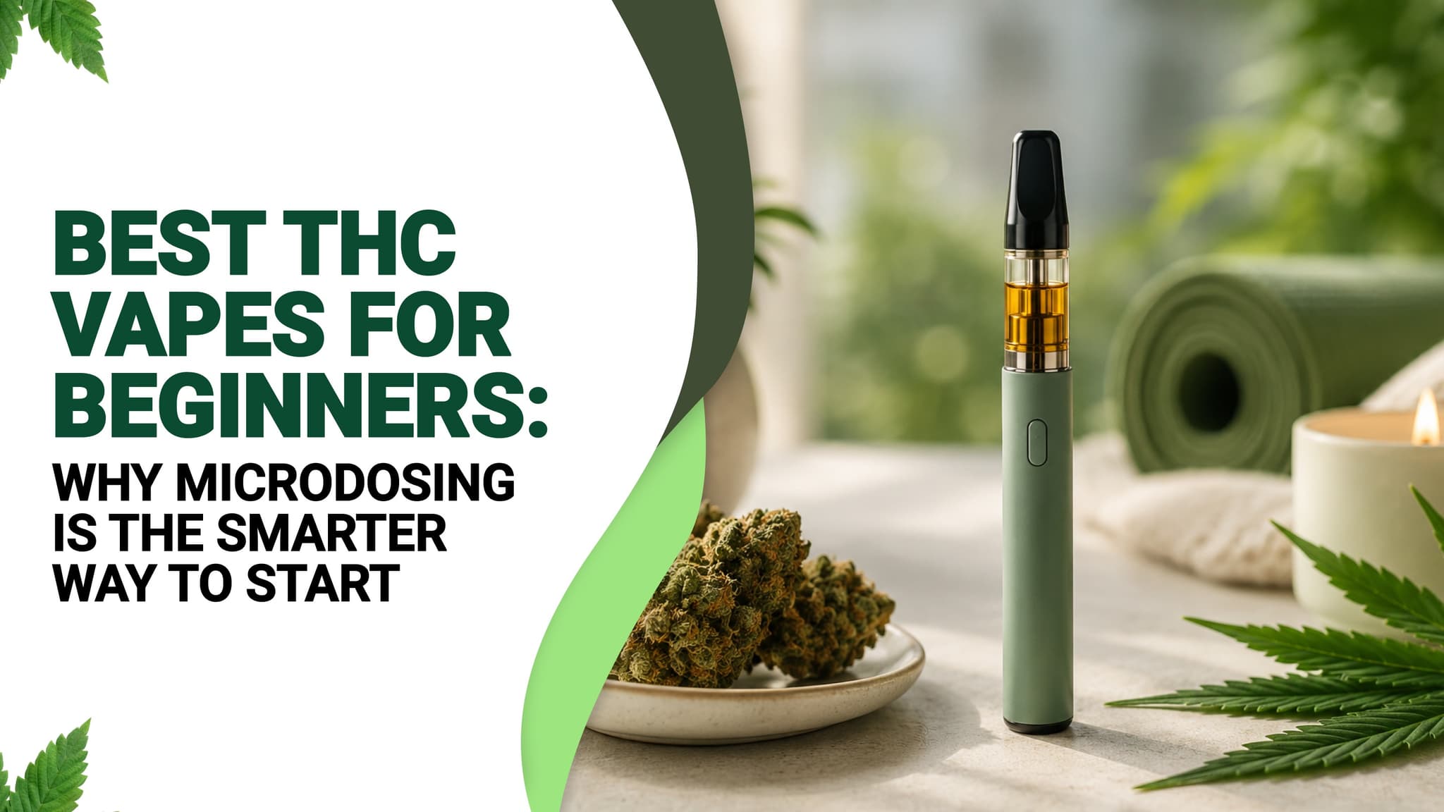 Best THC Vapes for Beginners: Why Microdosing Is the Smarter Way to Start