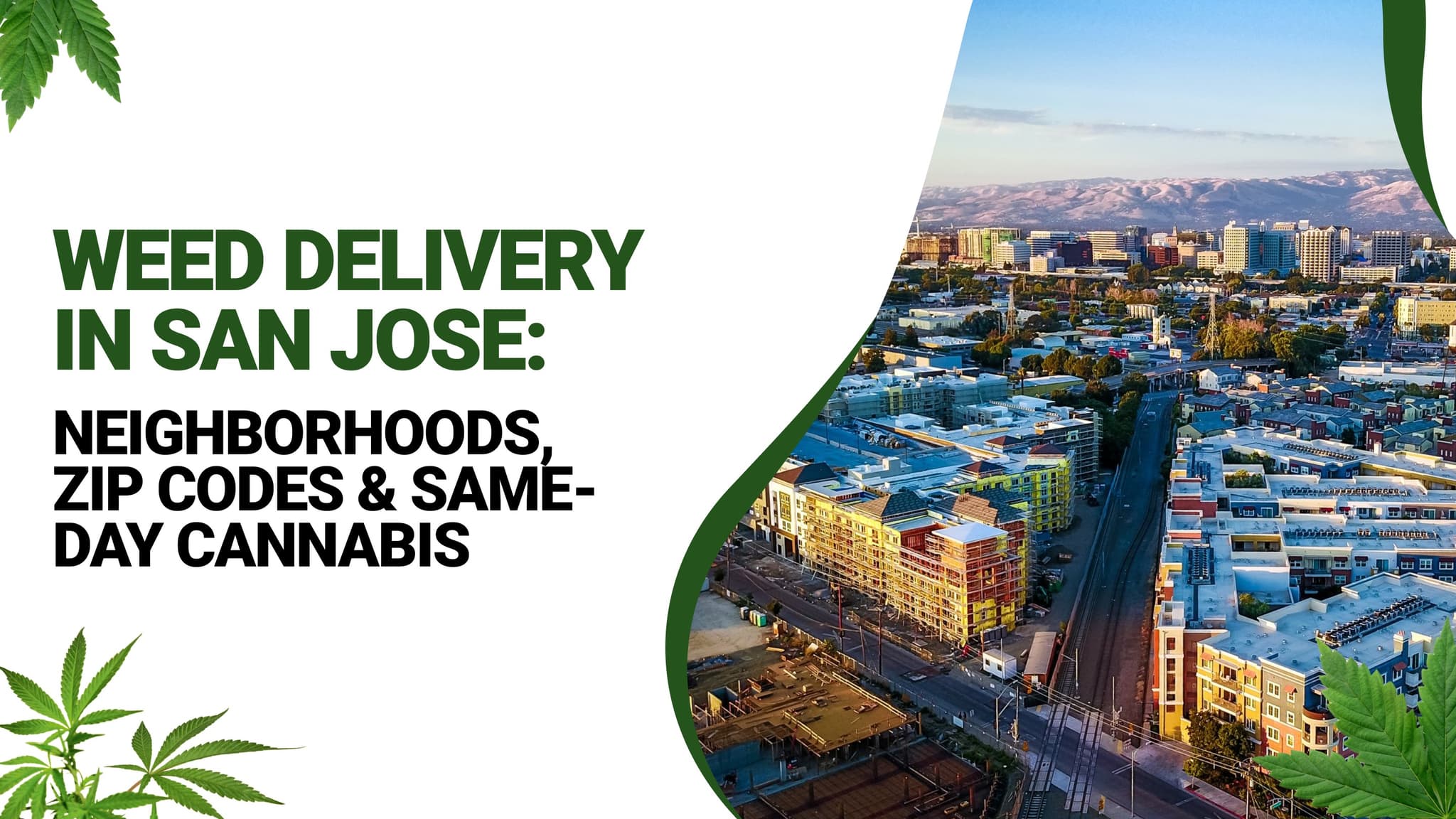 Weed Delivery in San Jose: Neighborhoods, ZIP Codes & Same-Day Cannabis