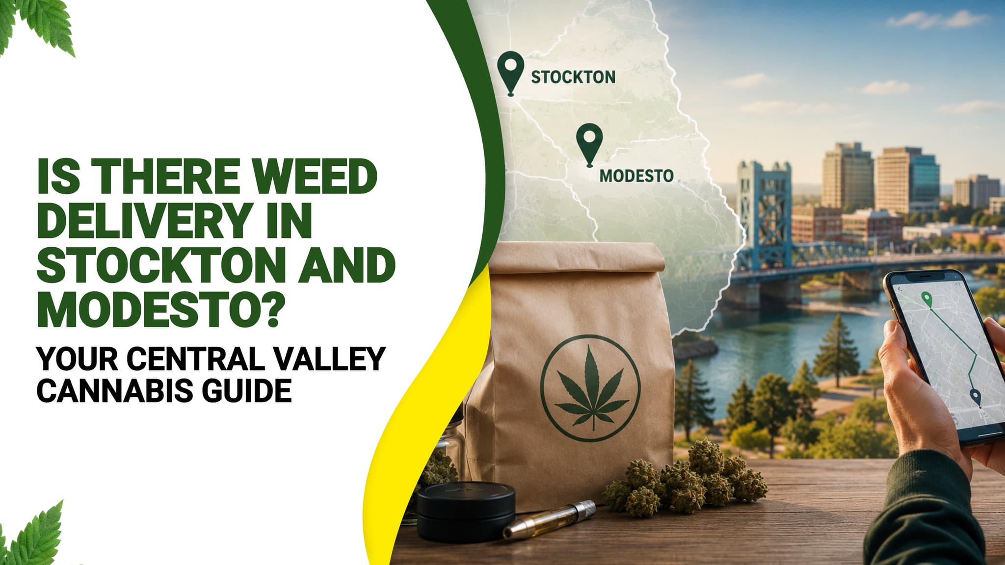 Is There Weed Delivery in Stockton and Modesto? Your Central Valley Cannabis Guide