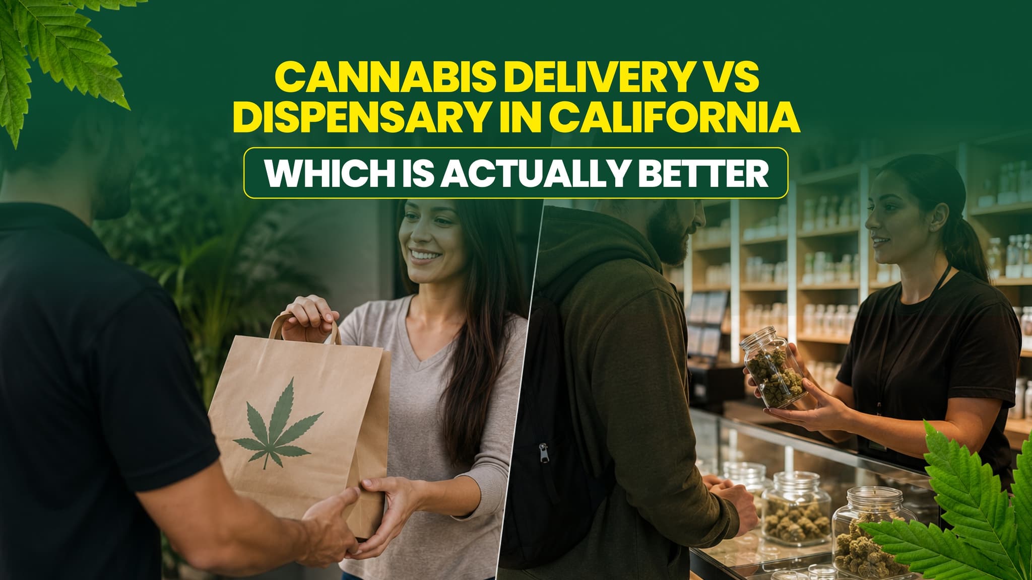 Cannabis Delivery vs Dispensary in California: Which Is Actually Better in 2026?