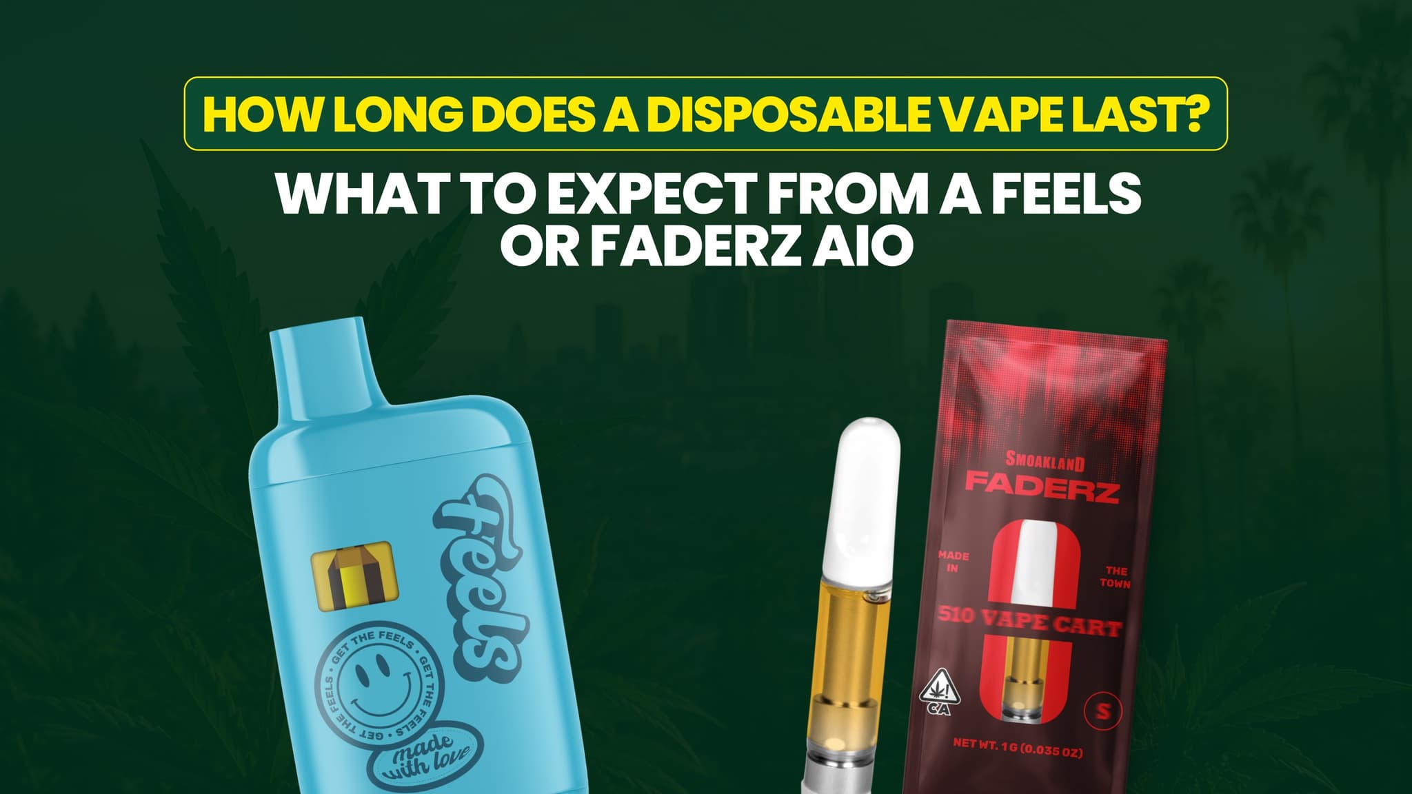 How Long Does a Disposable Vape Last? What to Expect From a Feels or Faderz AIO