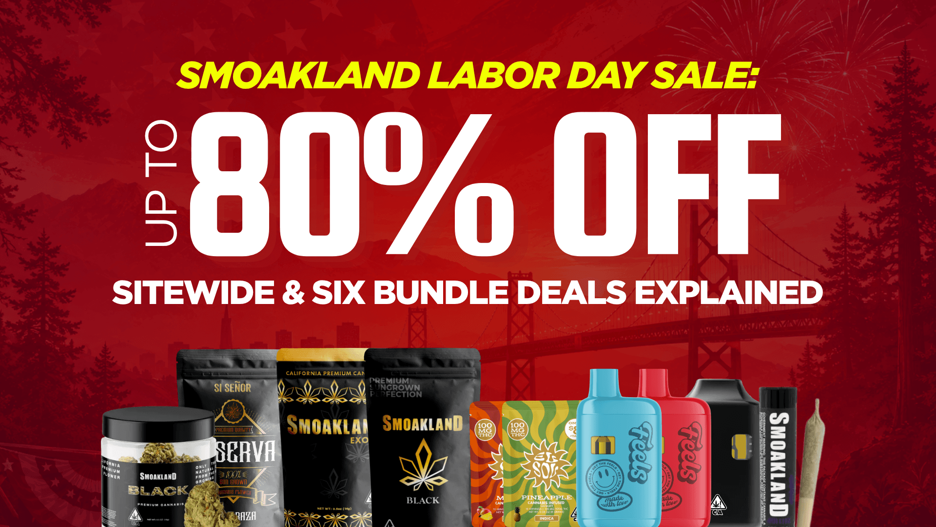 Smoakland Labor Day Sale 2026: Up to 80% Off Sitewide and Six Bundle Deals Explained