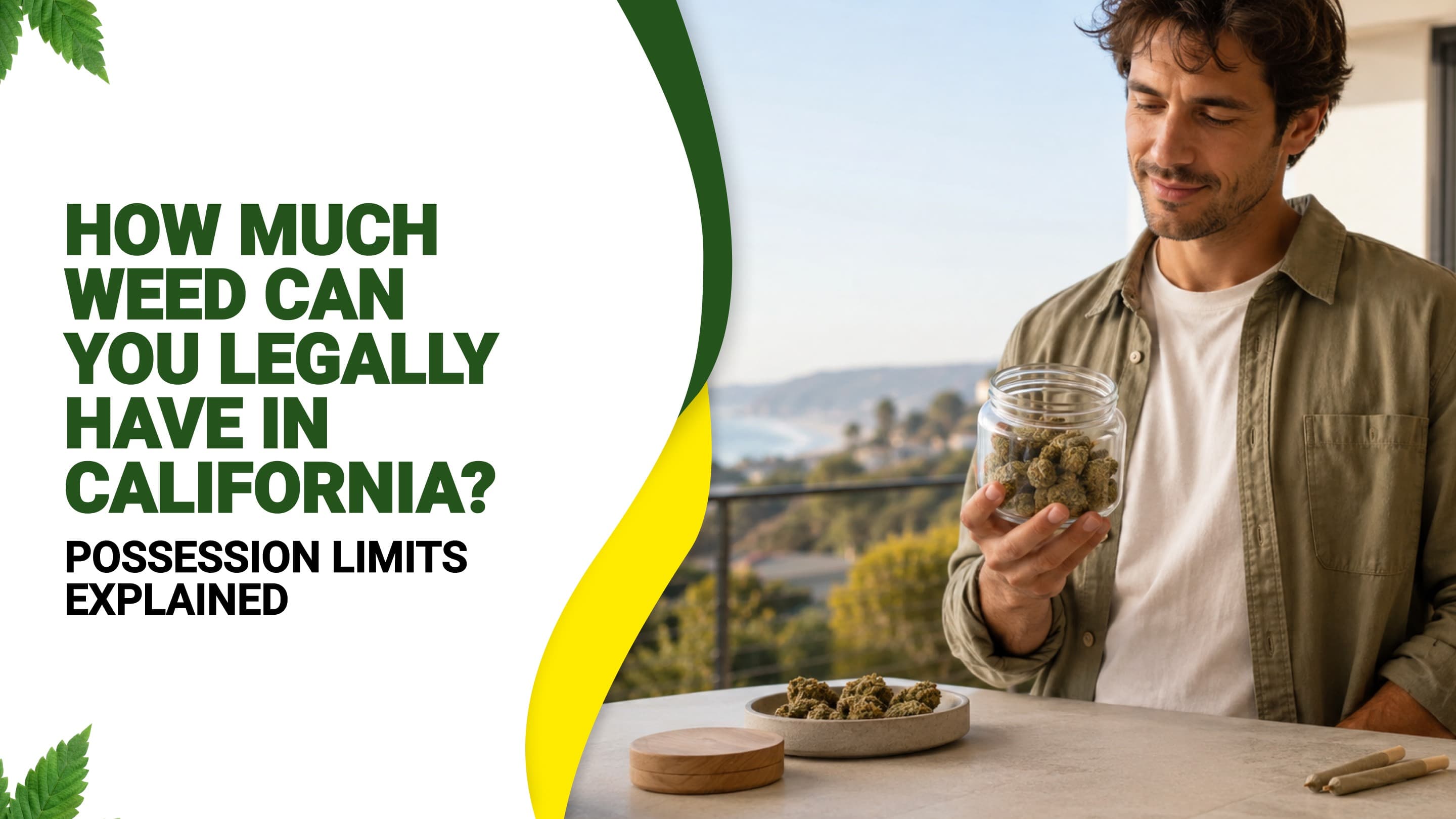 How Much Weed Can You Legally Have in California? Possession Limits Explained 2026