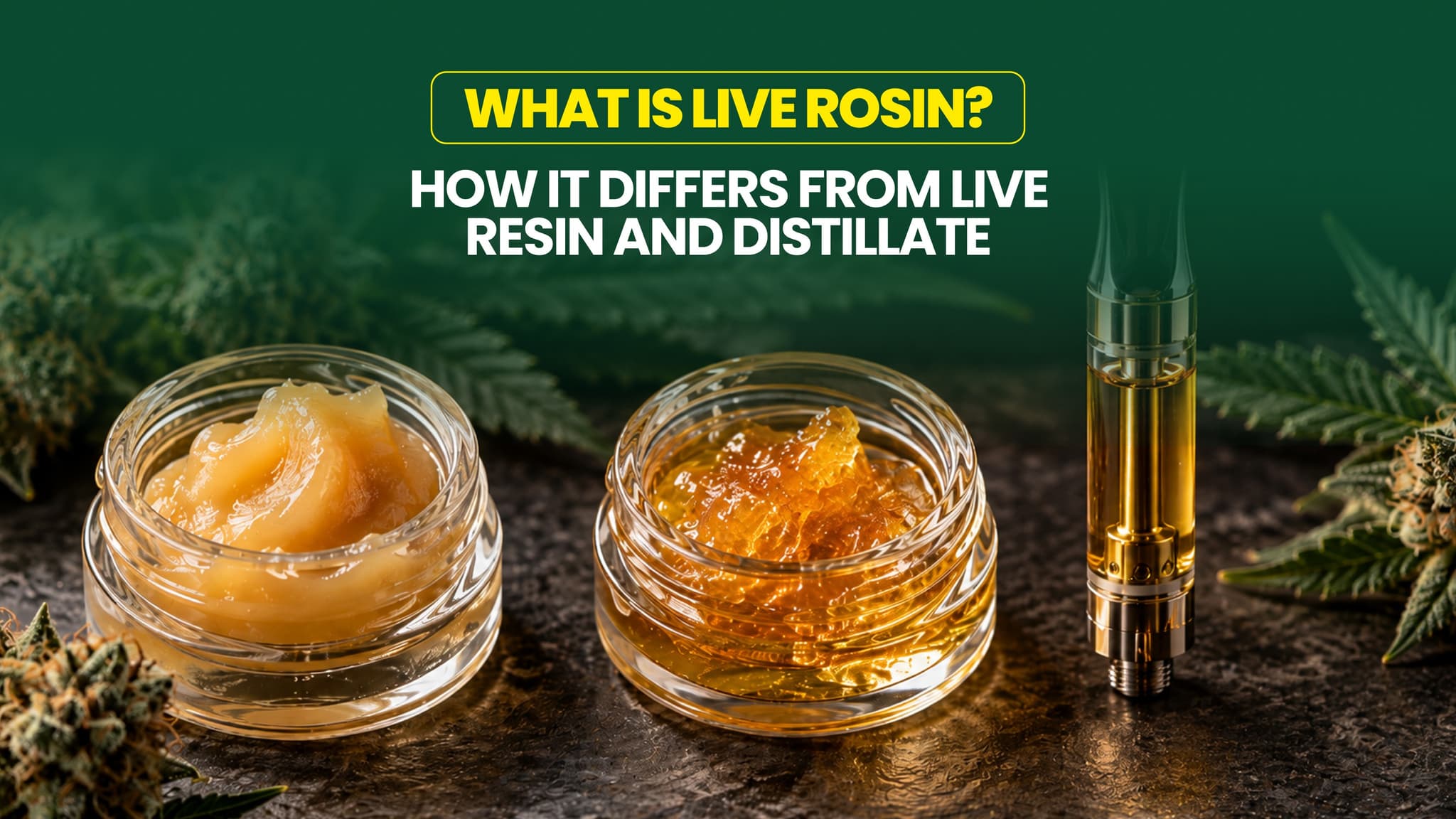 What Is Live Rosin? How It Differs From Live Resin and Distillate