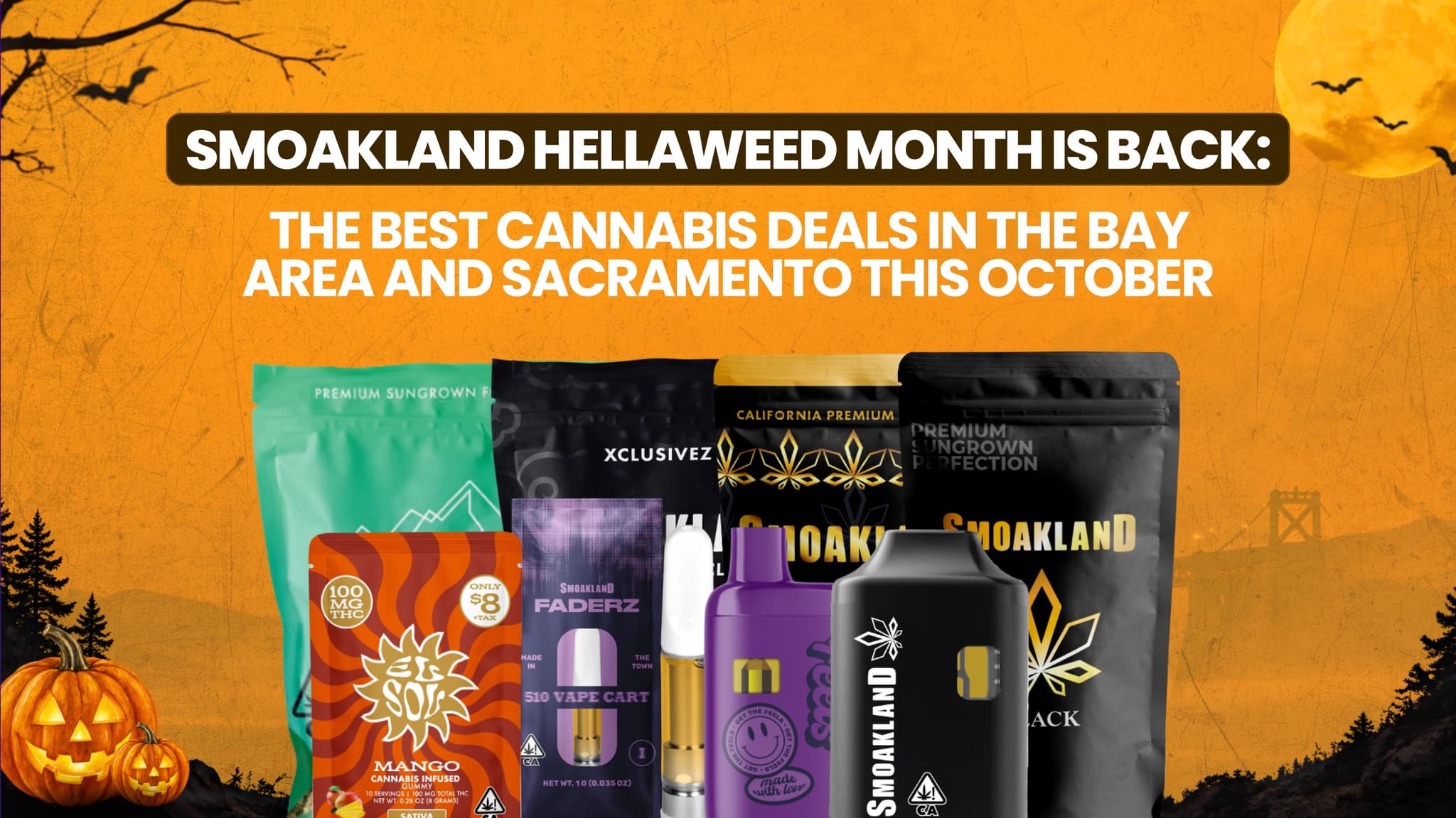 Smoakland Hellaweed Month Is Back: The Best Cannabis Deals in the Bay Area and Sacramento This October