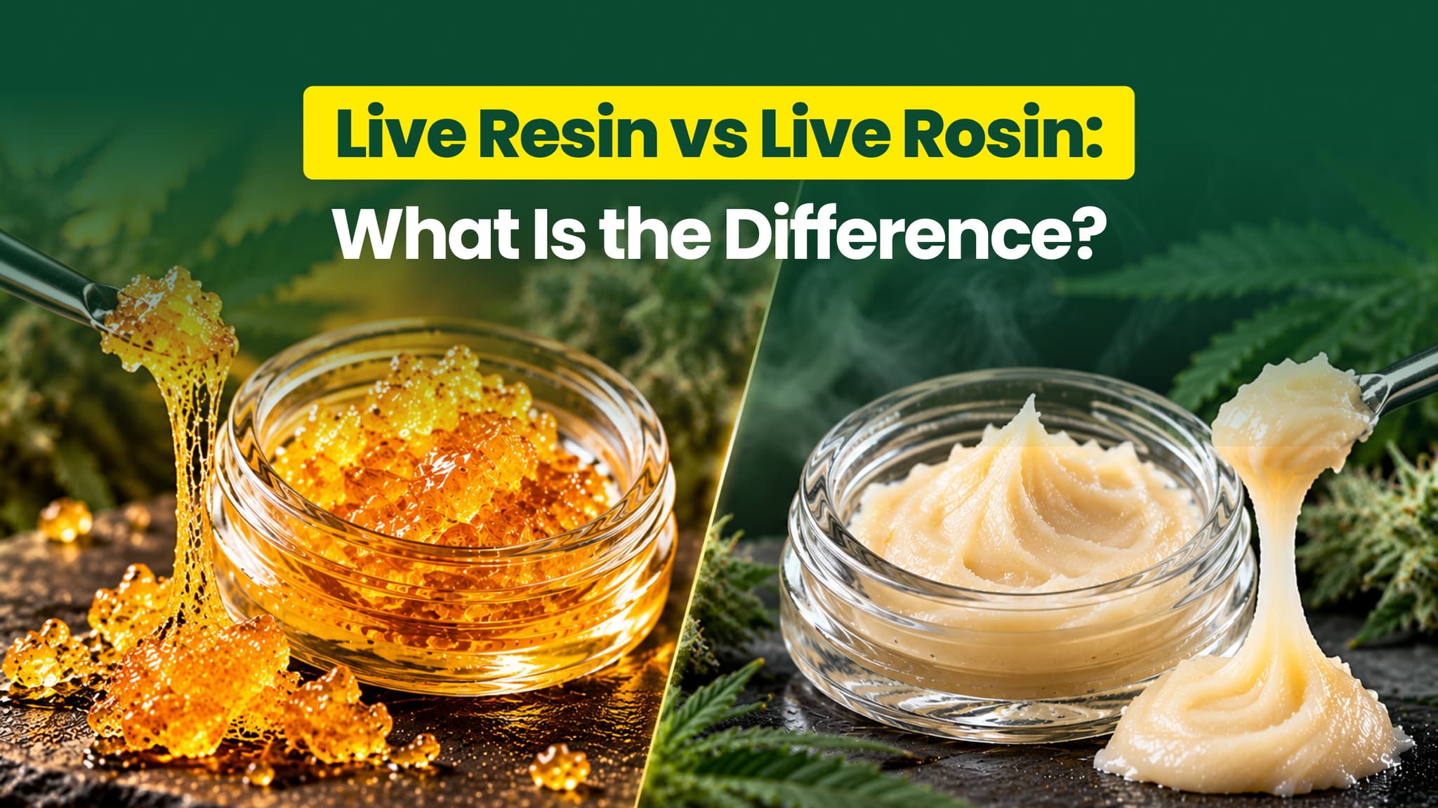 Live Resin vs Live Rosin: What Is the Difference?