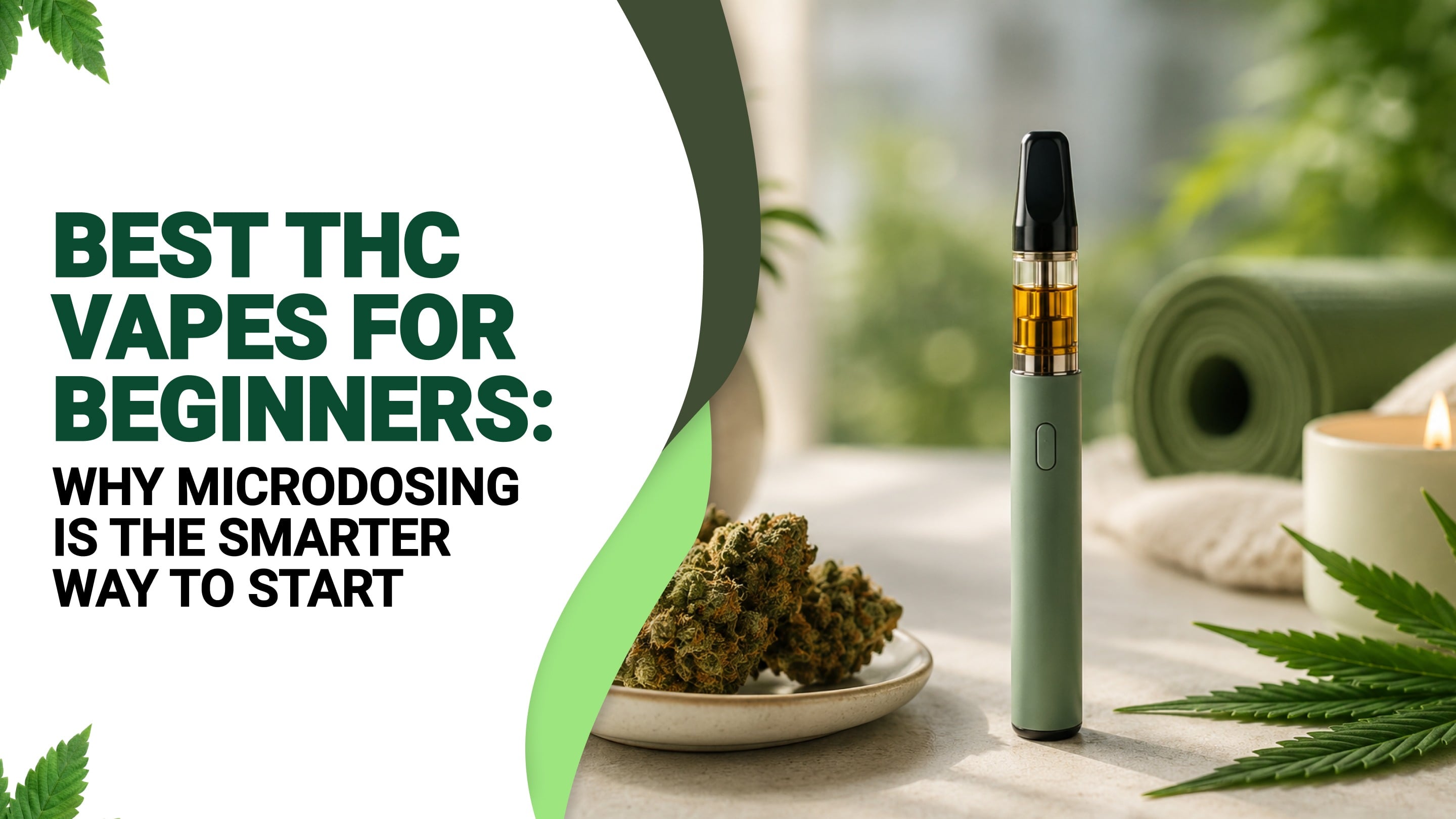 Best THC Vapes for Beginners: Why Microdosing Is the Smarter Way to Start