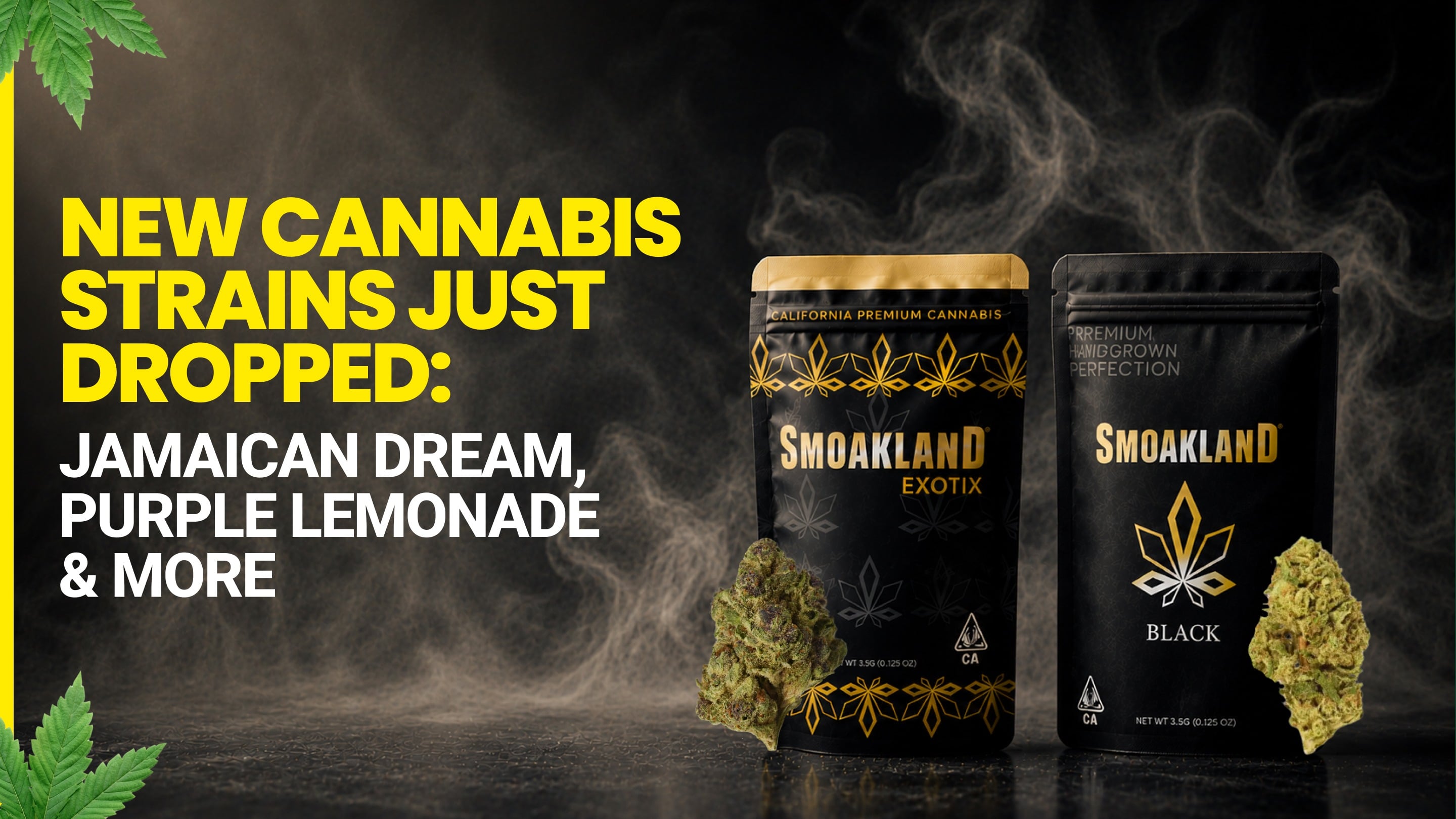  New Cannabis Strains Just Dropped: Jamaican Dream, Purple Lemonade & More
