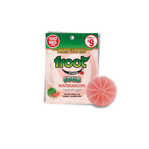 Froot Gummy - Sour Watermelon Single Dose 100mg
