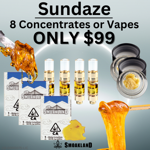 Sundaze: 8 Concentrates or Vapes | $99