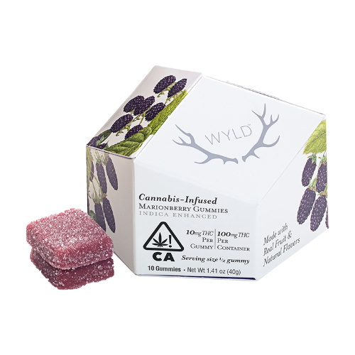 WYLD Marionberry Gummies - Indica - 100mg