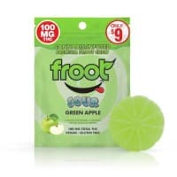 Sour Green Apple - 100mg Froot Gummy - Single Dose