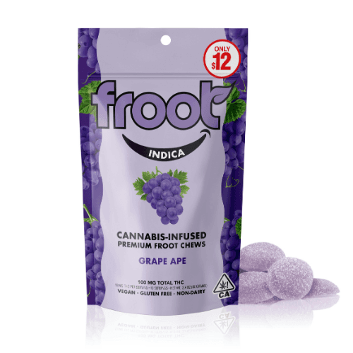 Grape Ape - 100mg Froot Gummies - 10pk