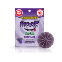 Sour Grape Ape - 100mg Froot Gummy - Single Dose