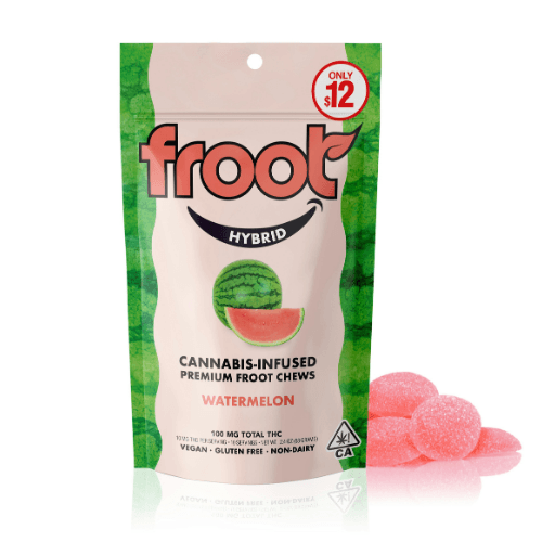 Watermelon - 100mg Froot Gummies - 10pk