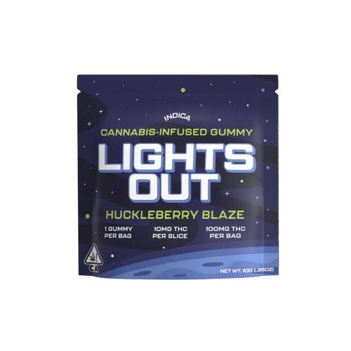 LIGHTS OUT - Huckle Berry Blaze (I) - 100mg