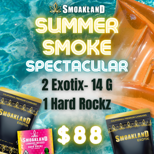 Summer Smoke Spectacular |2 Exotix- 14 G & 1 Hard Rockz