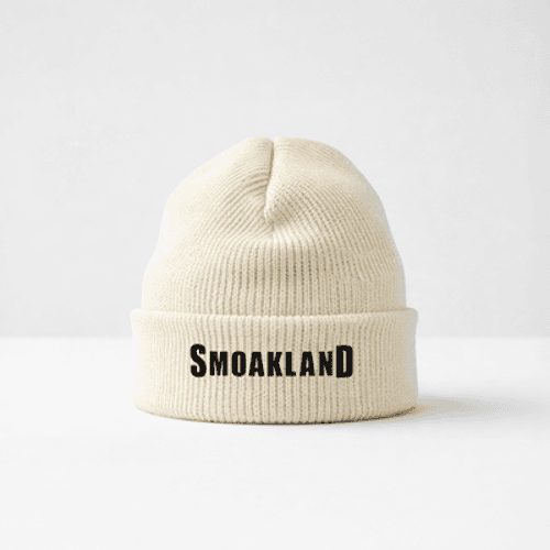 Smoakland Beanie White