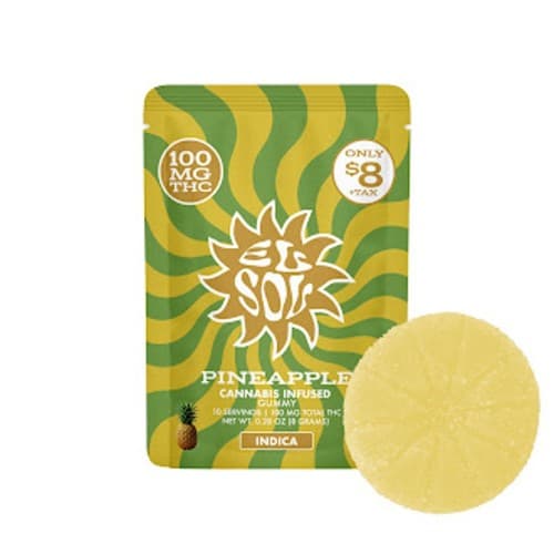 GIFT El Sol Gummy - Pineapple - 100mg