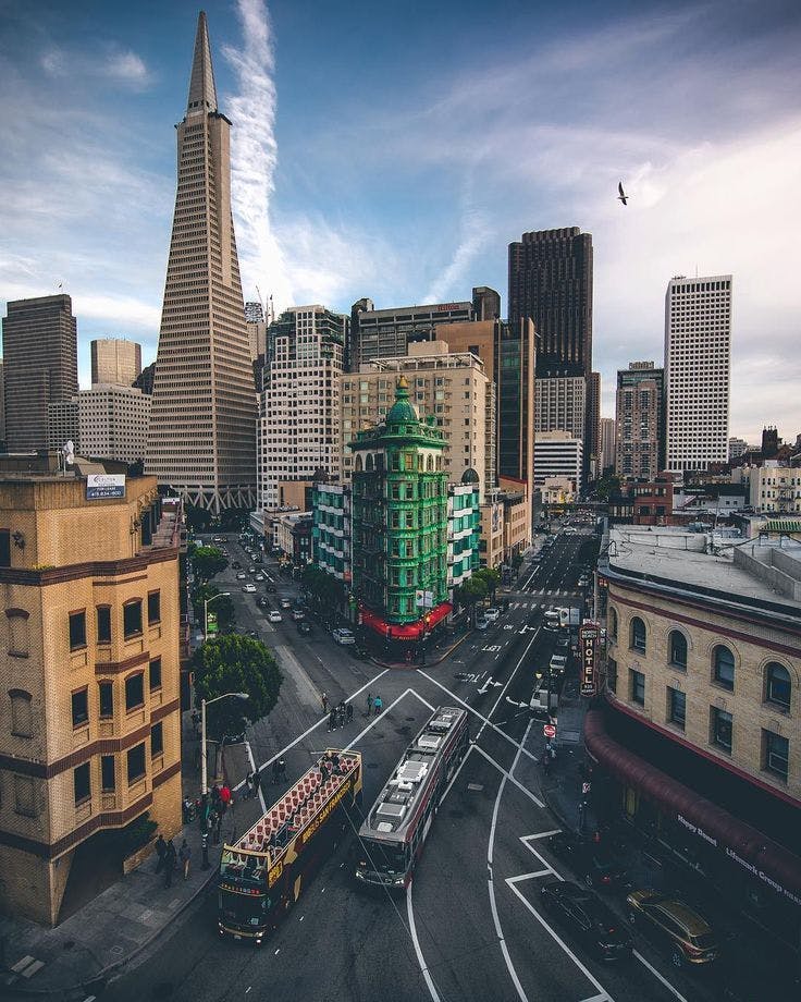 Image of the beautiful city of San Francisco