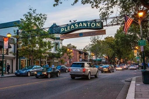 Image of the beautiful city of Pleasanton